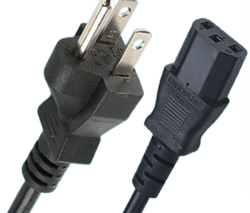 Taiwan Power Cords, CNS 10917 Plug TO IEC 60320 C13 Connector, Type B, 3 Poles Plug, BSMl Certified Taiwan Power Cords, CNS 10917 Plug TO IEC 60320 C13 Connector, Type B, 3 Poles Plug, BSMl Certified