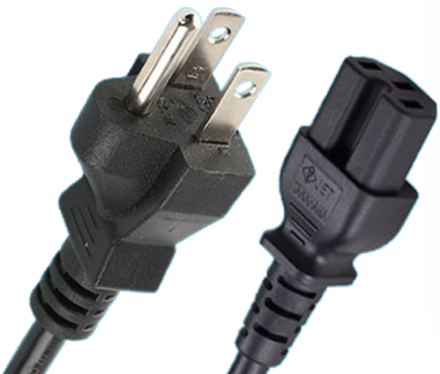 Taiwan Power Cords, CNS 10917 Plug TO IEC 60320 C15 Connector, Type B, 3 Poles Plug, BSMl Certified Taiwan Power Cords, CNS 10917 Plug TO IEC 60320 C15 Connector, Type B, 3 Poles Plug, BSMl Certified