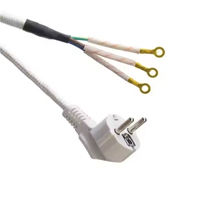 Koperen geleider katoenen omhulsel gevlochten ac -net kabel kabel